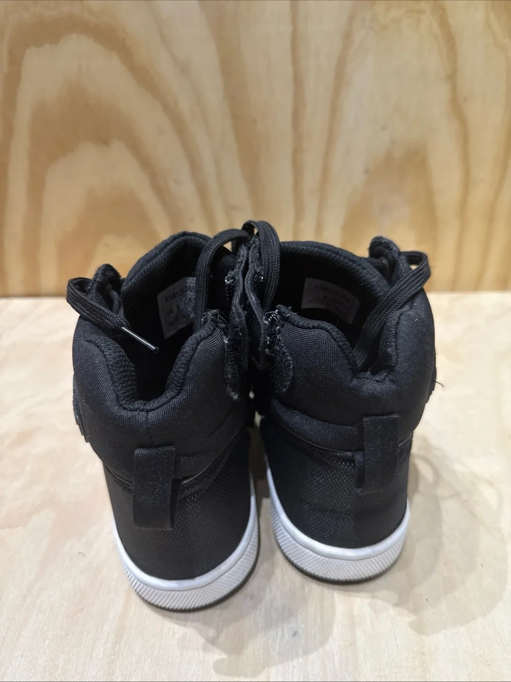 BILT Motorcycle Sneaker Shoes High Top Black Size 8 casual zipper reflective